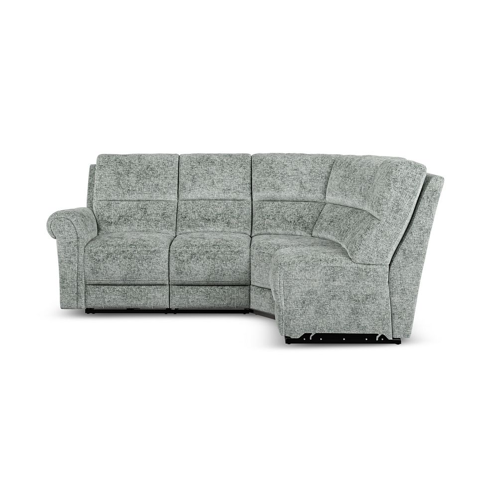 Colorado Electric Reclining Modular Group 4 in Hopsack Platinum Fabric 4