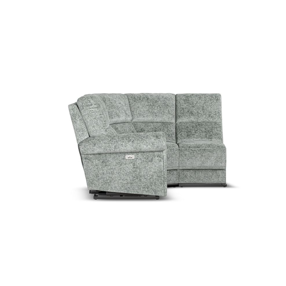 Colorado Electric Reclining Modular Group 4 in Hopsack Platinum Fabric 6