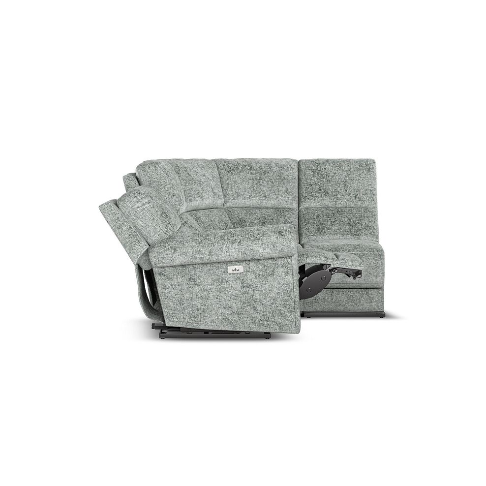 Colorado Electric Reclining Modular Group 4 in Hopsack Platinum Fabric 7