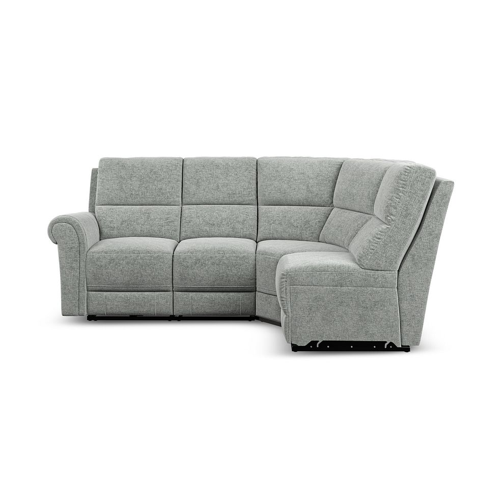 Colorado Electric Reclining Modular Group 4 in Hopsack Platinum Fabric 4