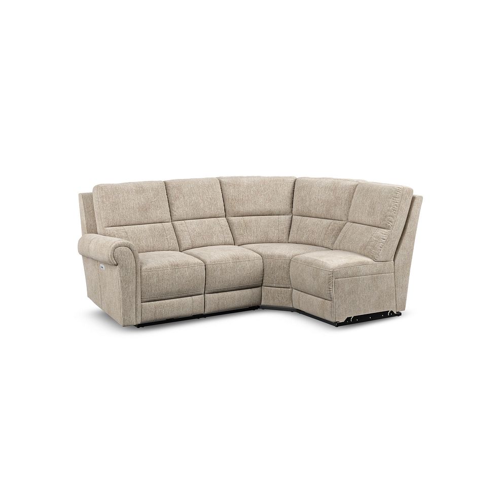Colorado Electric Reclining Modular Group 4 in Jetta Beige Fabric 2