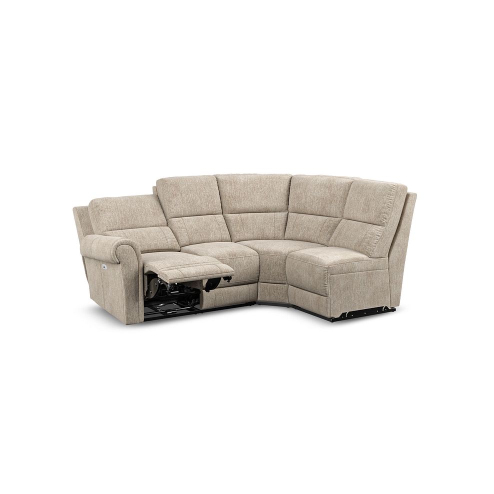 Colorado Electric Reclining Modular Group 4 in Jetta Beige Fabric 4