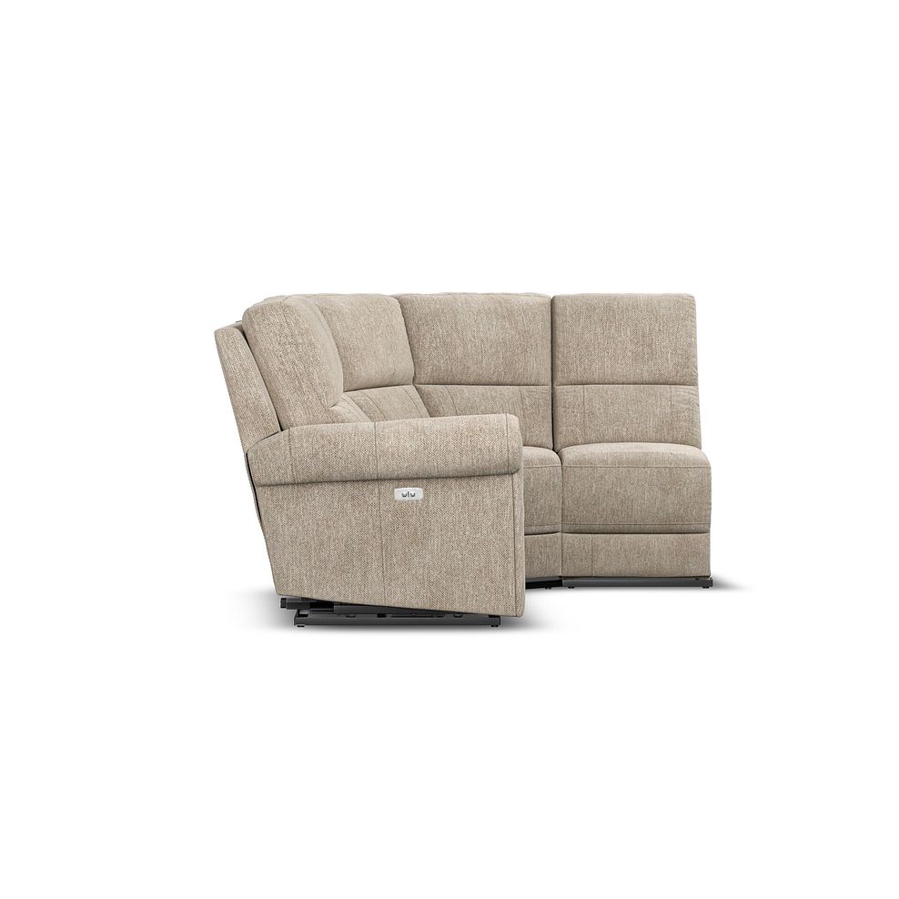 Colorado Electric Reclining Modular Group 4 in Jetta Beige Fabric 7