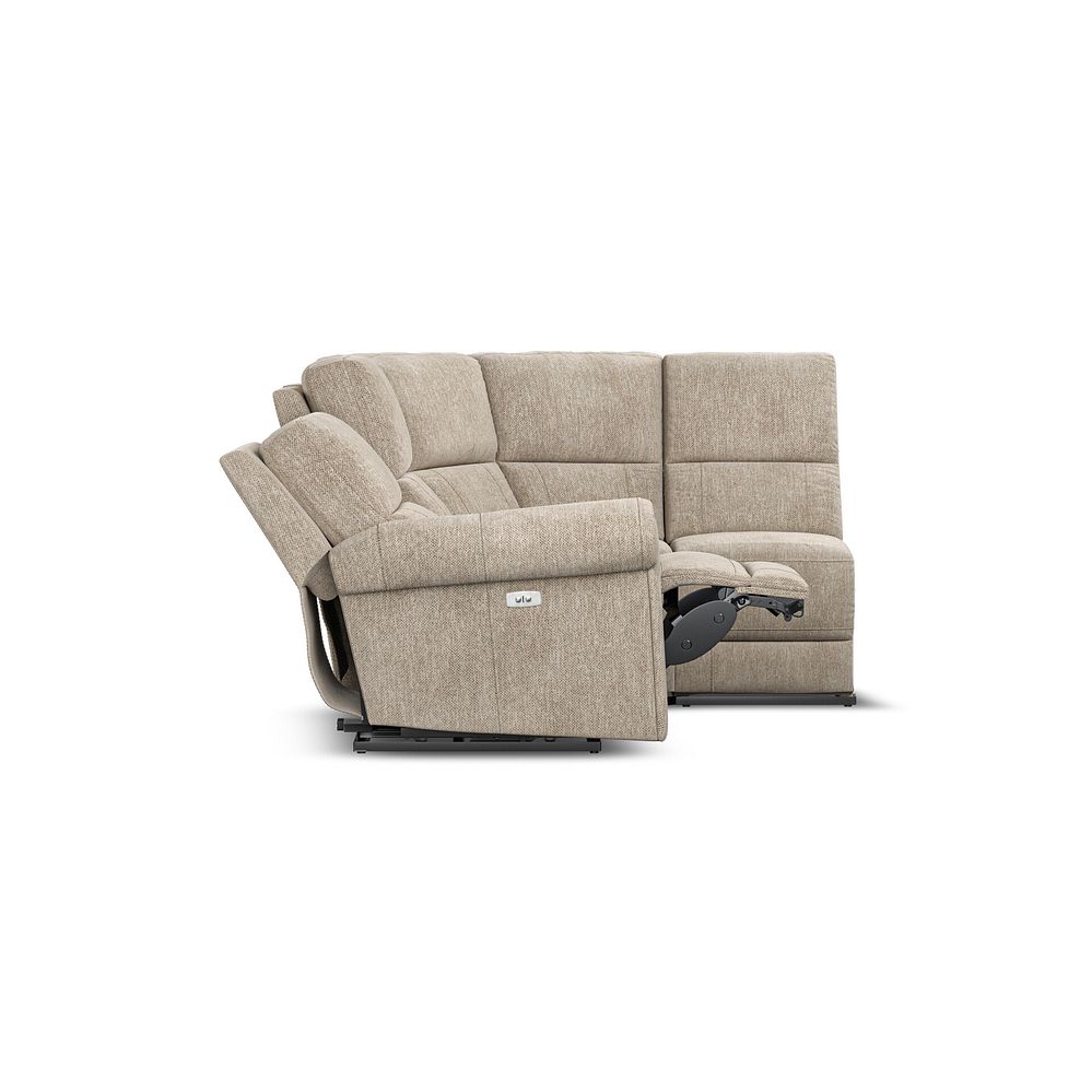 Colorado Electric Reclining Modular Group 4 in Jetta Beige Fabric 8