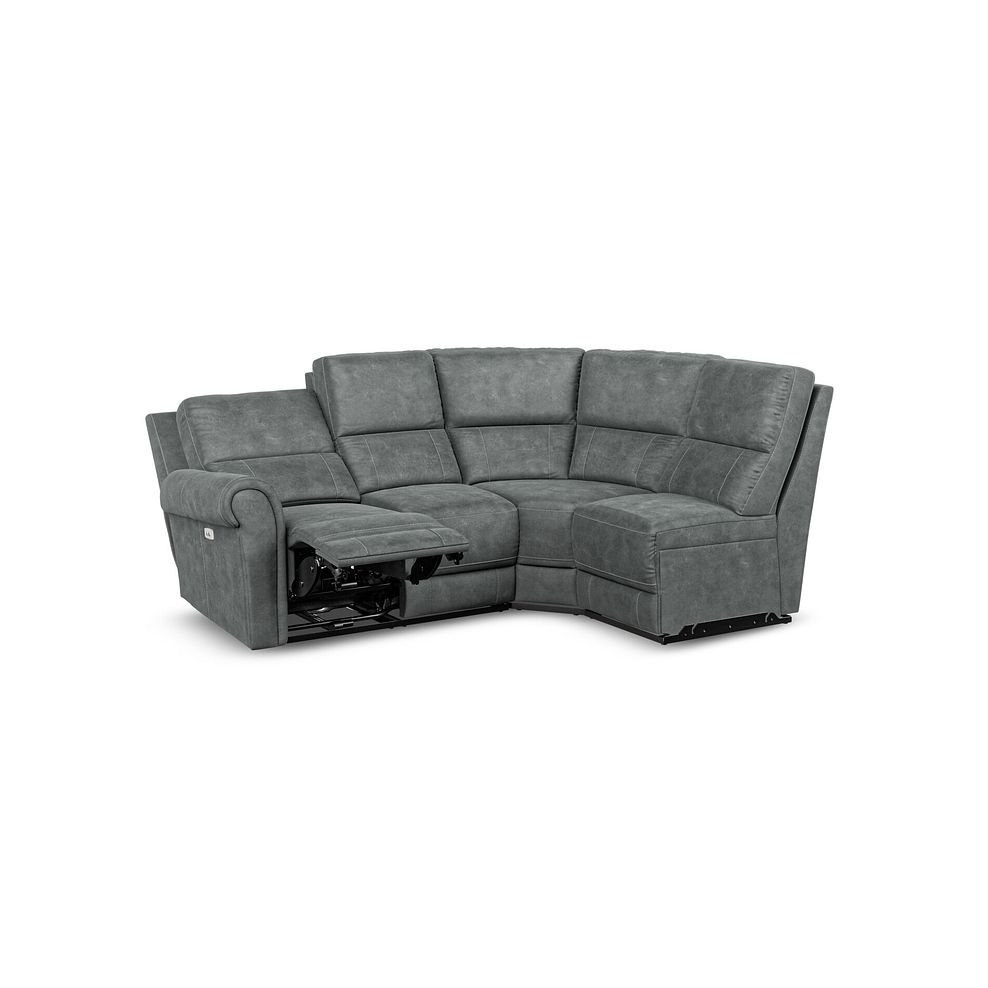 Colorado Electric Reclining Modular Group 4 in Miller Grey Fabric 4