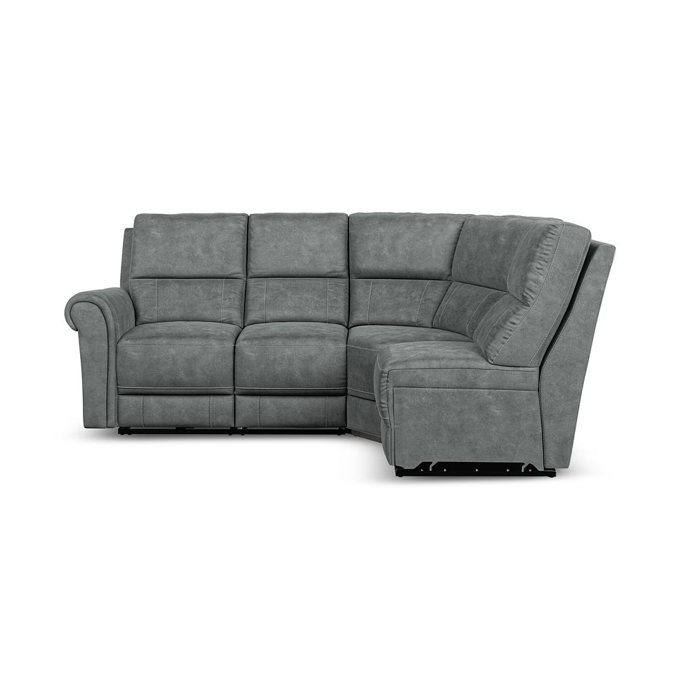 Colorado Electric Reclining Modular Group 4 in Miller Grey Fabric 5