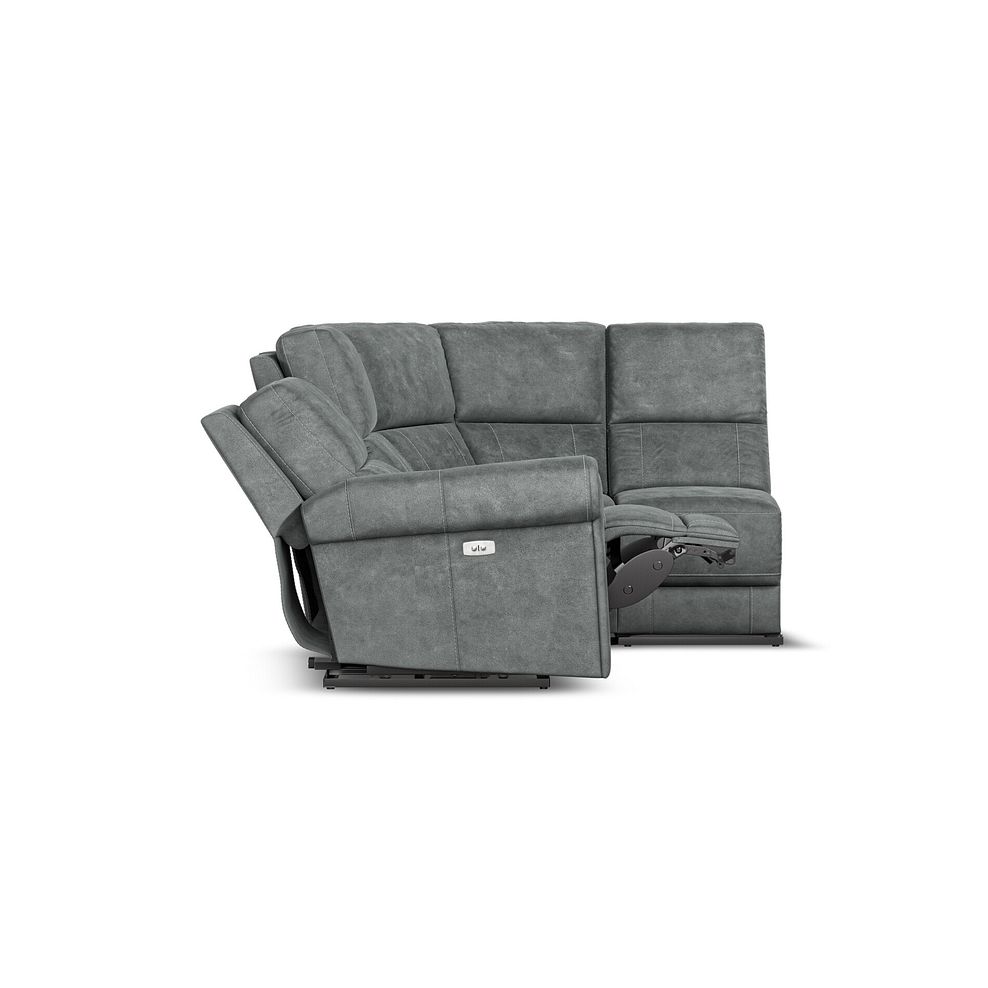 Colorado Electric Reclining Modular Group 4 in Miller Grey Fabric 8