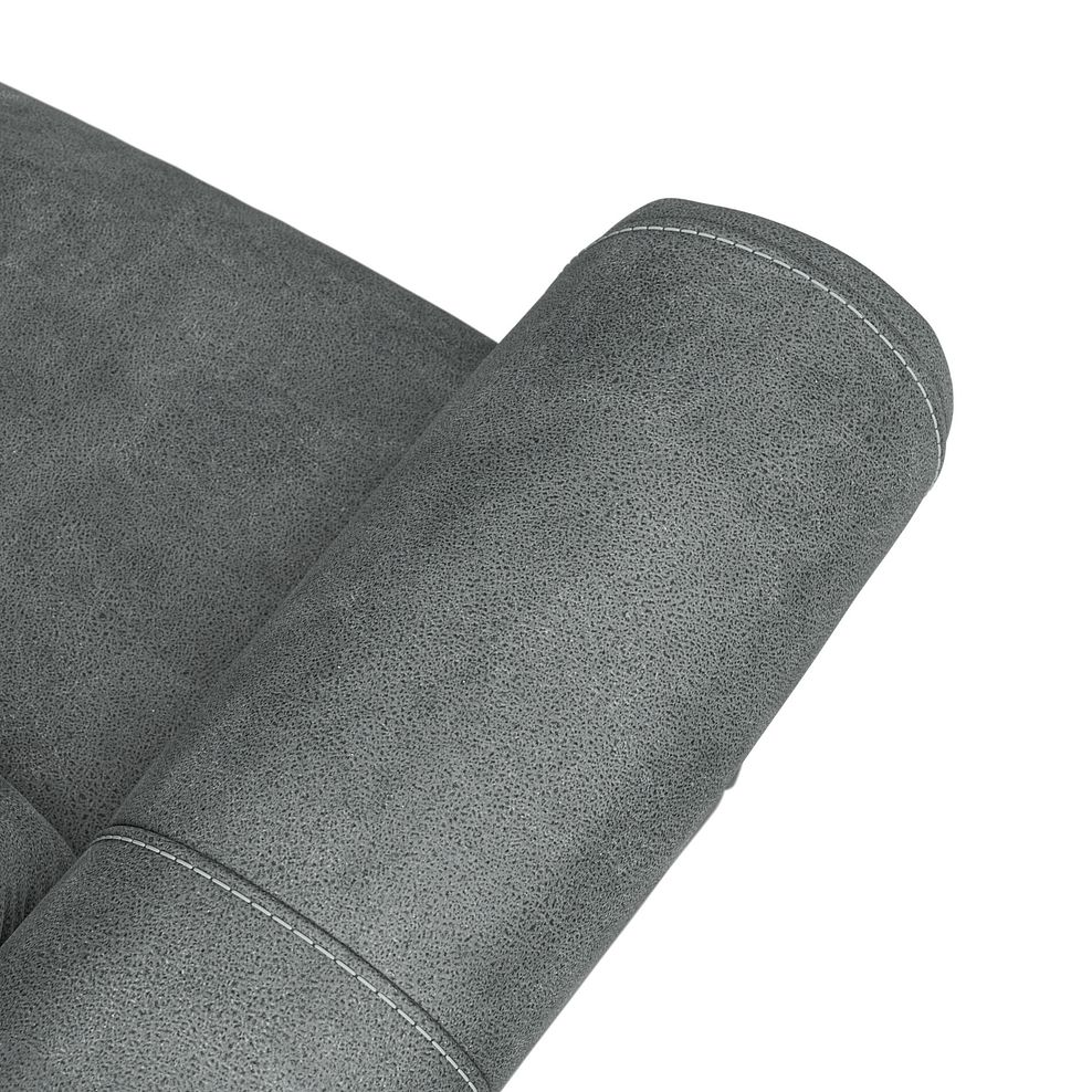 Colorado Electric Reclining Modular Group 4 in Miller Grey Fabric 11