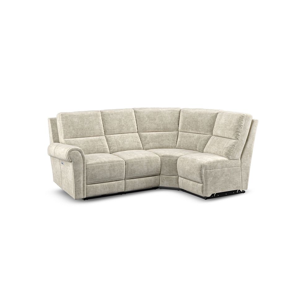 Colorado Electric Reclining Modular Group 4 in Plush Beige Fabric 2