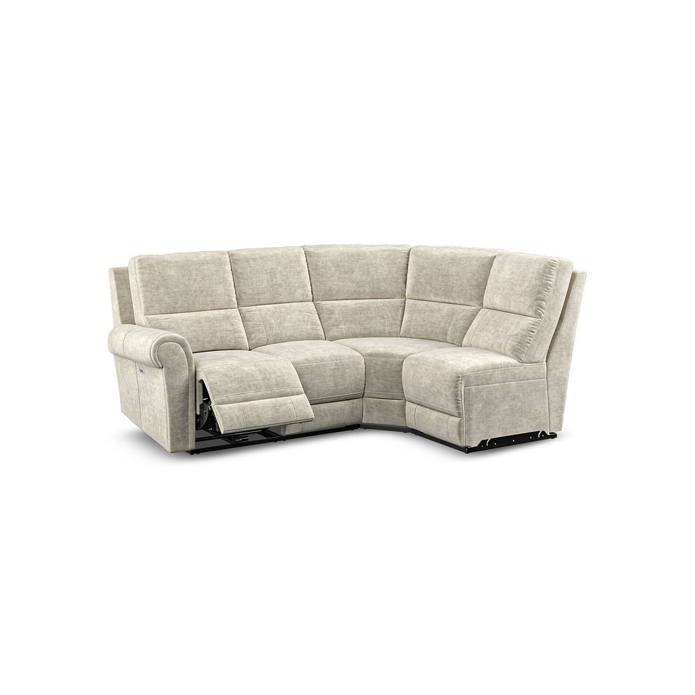 Colorado Electric Reclining Modular Group 4 in Plush Beige Fabric 3