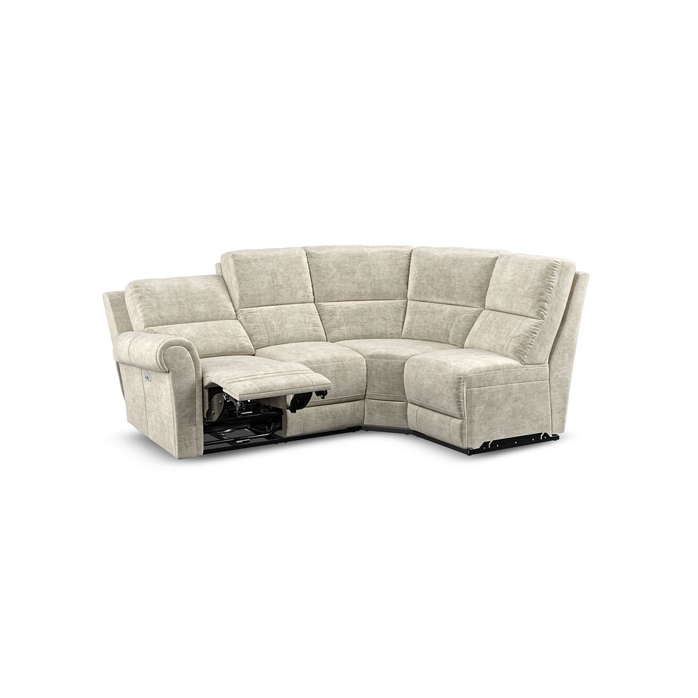 Colorado Electric Reclining Modular Group 4 in Plush Beige Fabric 4