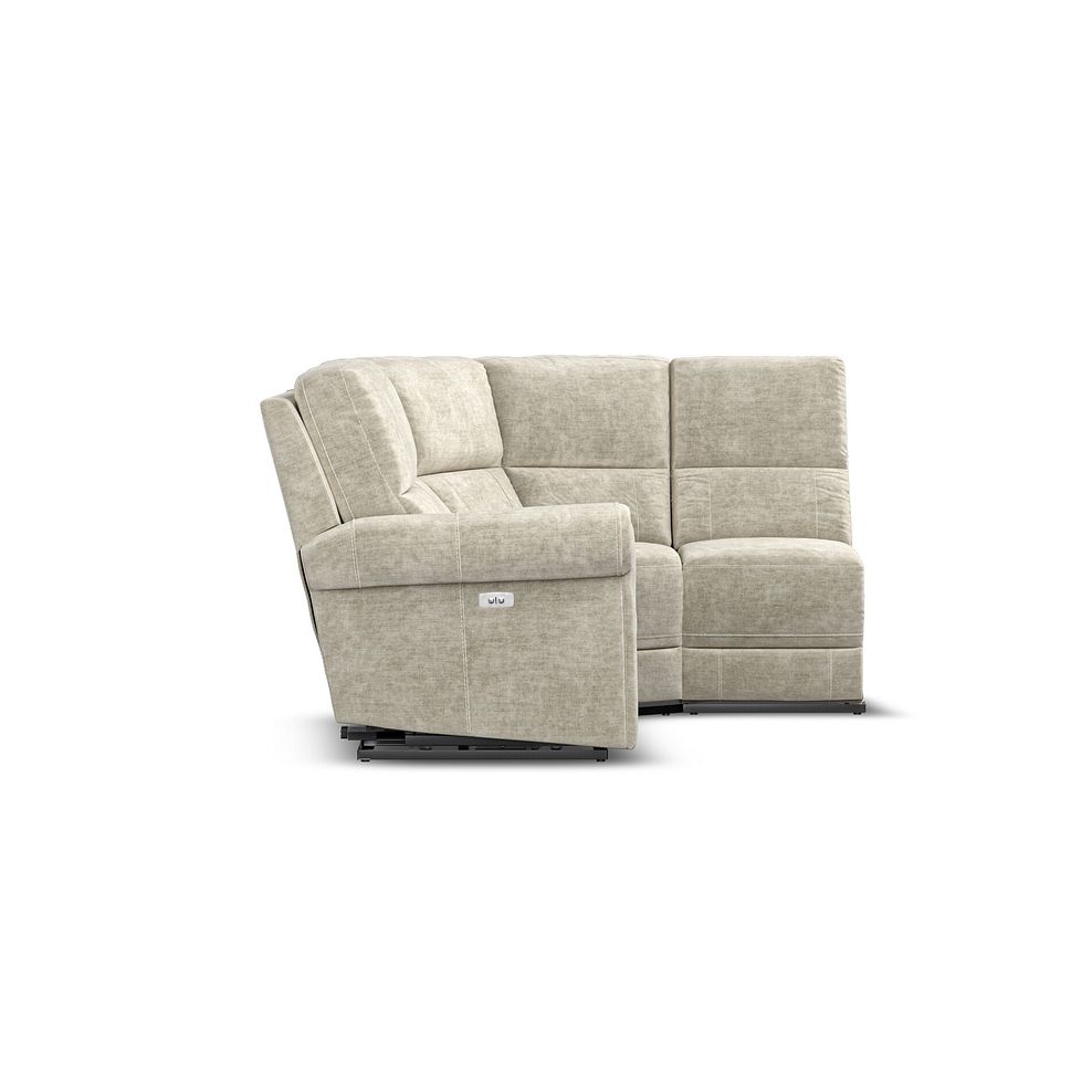 Colorado Electric Reclining Modular Group 4 in Plush Beige Fabric 7