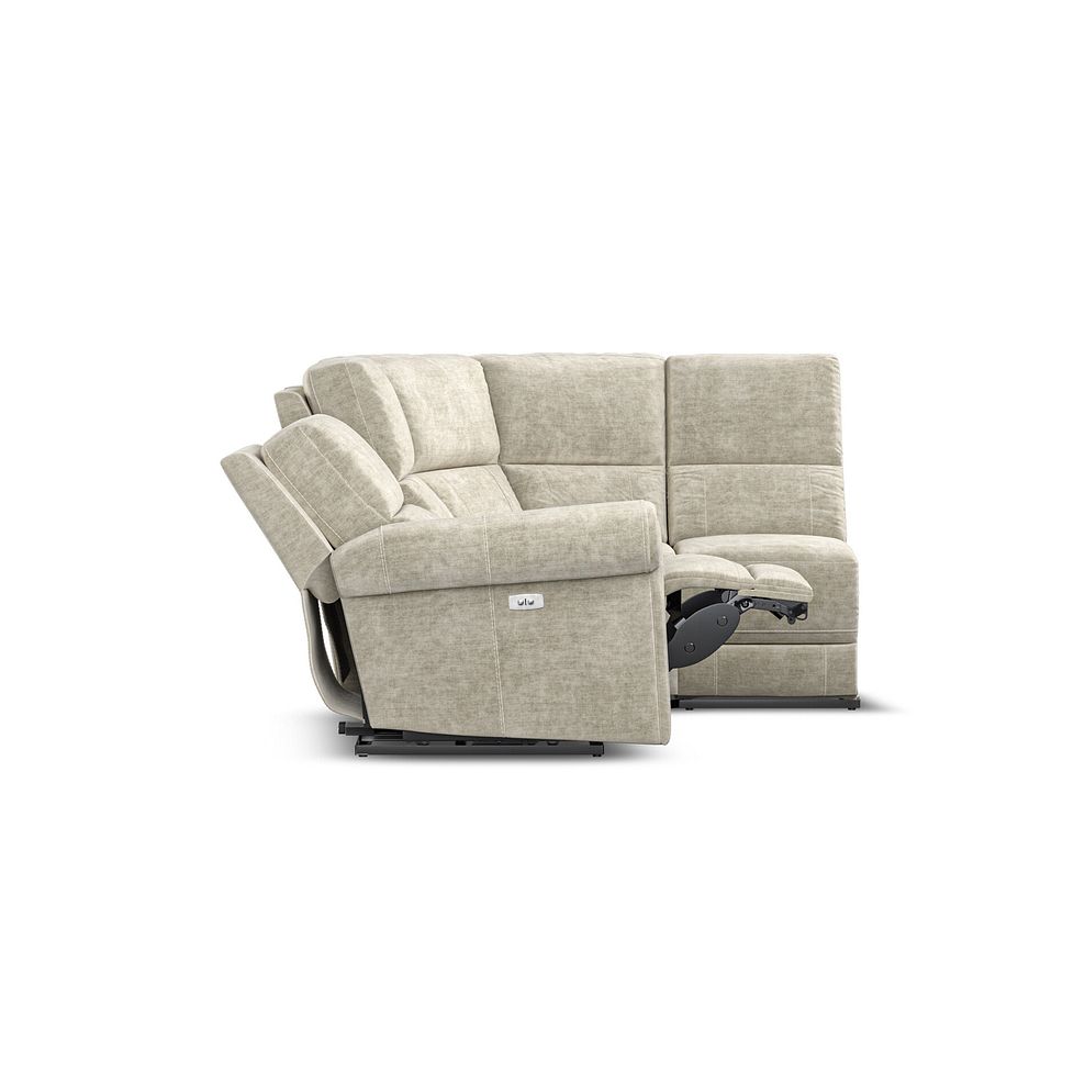 Colorado Electric Reclining Modular Group 4 in Plush Beige Fabric 8