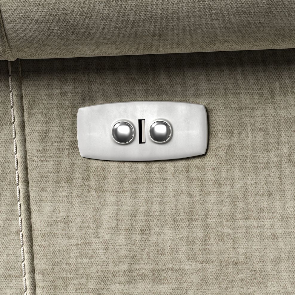 Colorado Electric Reclining Modular Group 4 in Plush Beige Fabric 12