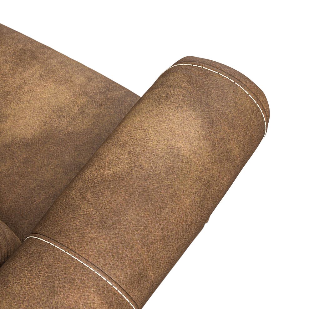 Colorado Electric Reclining Modular Group 4 in Ranch Brown Fabric 11