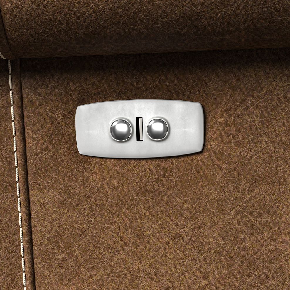 Colorado Electric Reclining Modular Group 4 in Ranch Brown Fabric 12