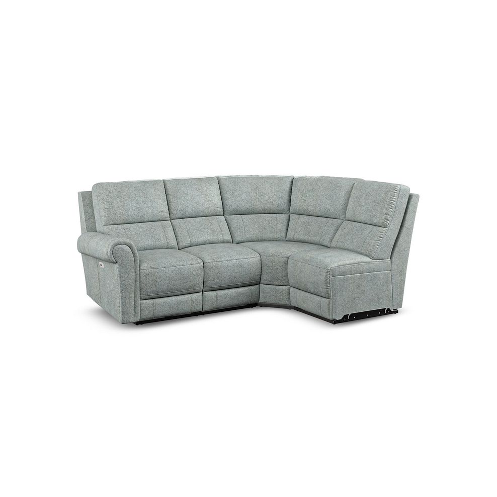 Colorado Electric Reclining Modular Group 4 in Santos Steel Fabric 2