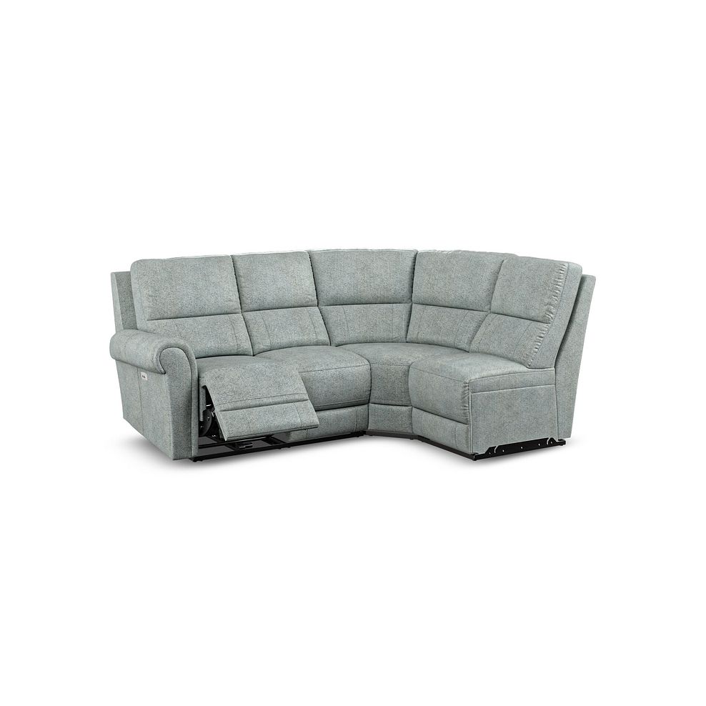 Colorado Electric Reclining Modular Group 4 in Santos Steel Fabric 3