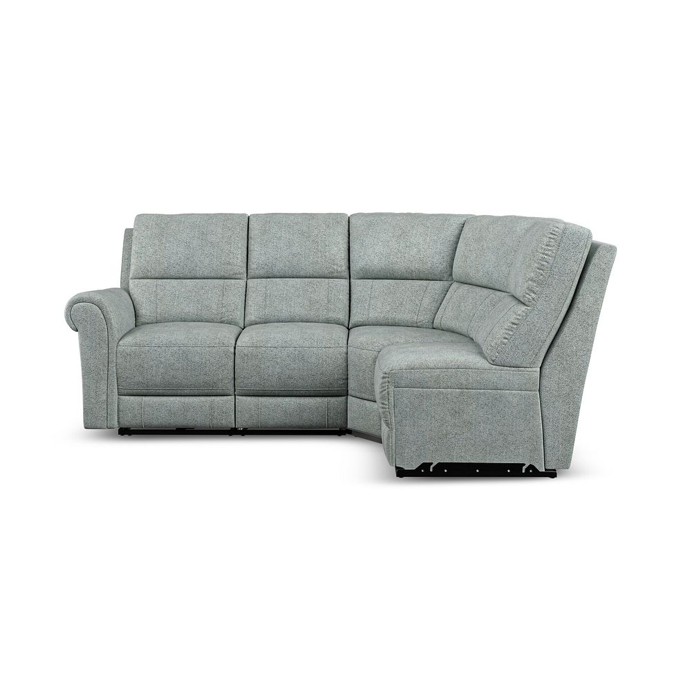 Colorado Electric Reclining Modular Group 4 in Santos Steel Fabric 5
