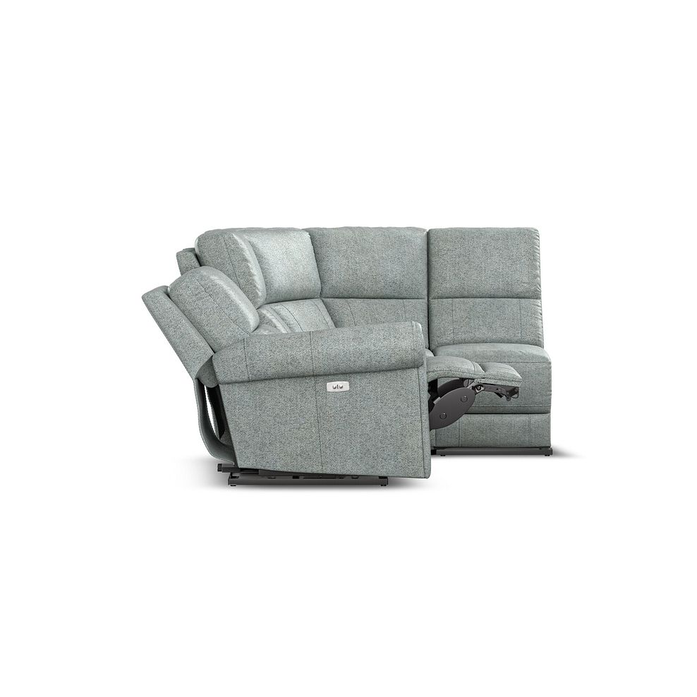 Colorado Electric Reclining Modular Group 4 in Santos Steel Fabric 8