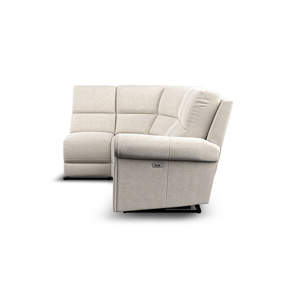 Colorado Electric Reclining Modular Group 5 in Hopsack Natural Fabric 5
