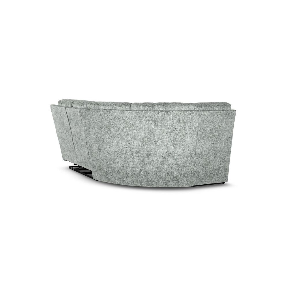 Colorado Electric Reclining Modular Group 5 in Hopsack Platinum Fabric 5