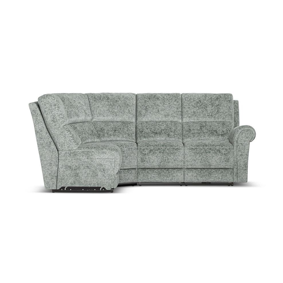 Colorado Electric Reclining Modular Group 5 in Hopsack Platinum Fabric 6
