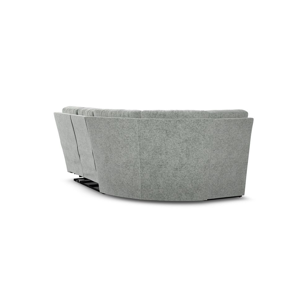 Colorado Electric Reclining Modular Group 5 in Hopsack Platinum Fabric 6