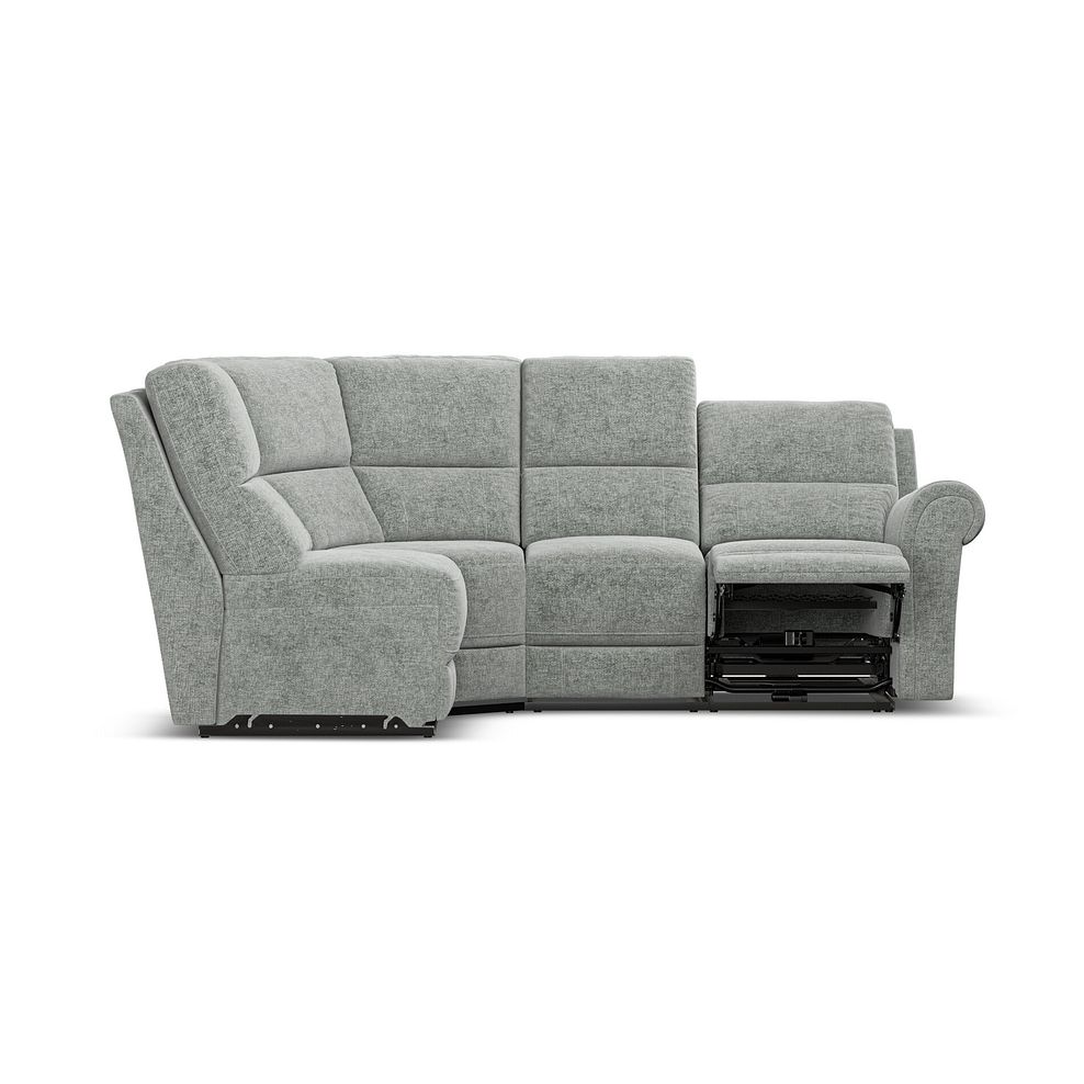 Colorado Electric Reclining Modular Group 5 in Hopsack Platinum Fabric 8