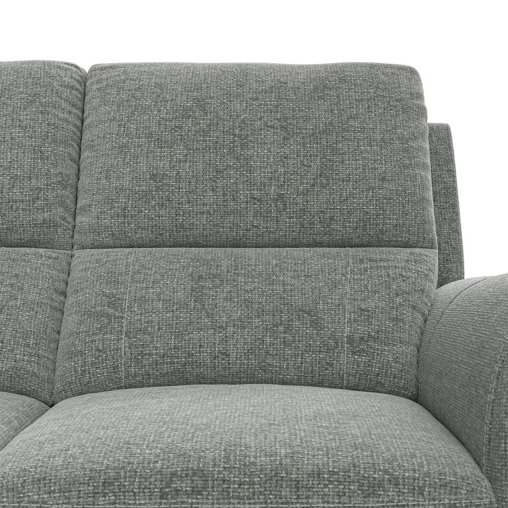 Colorado Electric Reclining Modular Group 5 in Hopsack Platinum Fabric 9