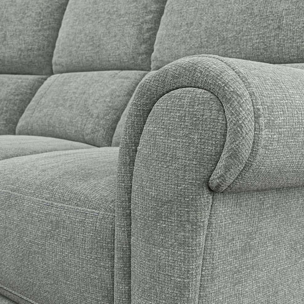 Colorado Electric Reclining Modular Group 5 in Hopsack Platinum Fabric 10