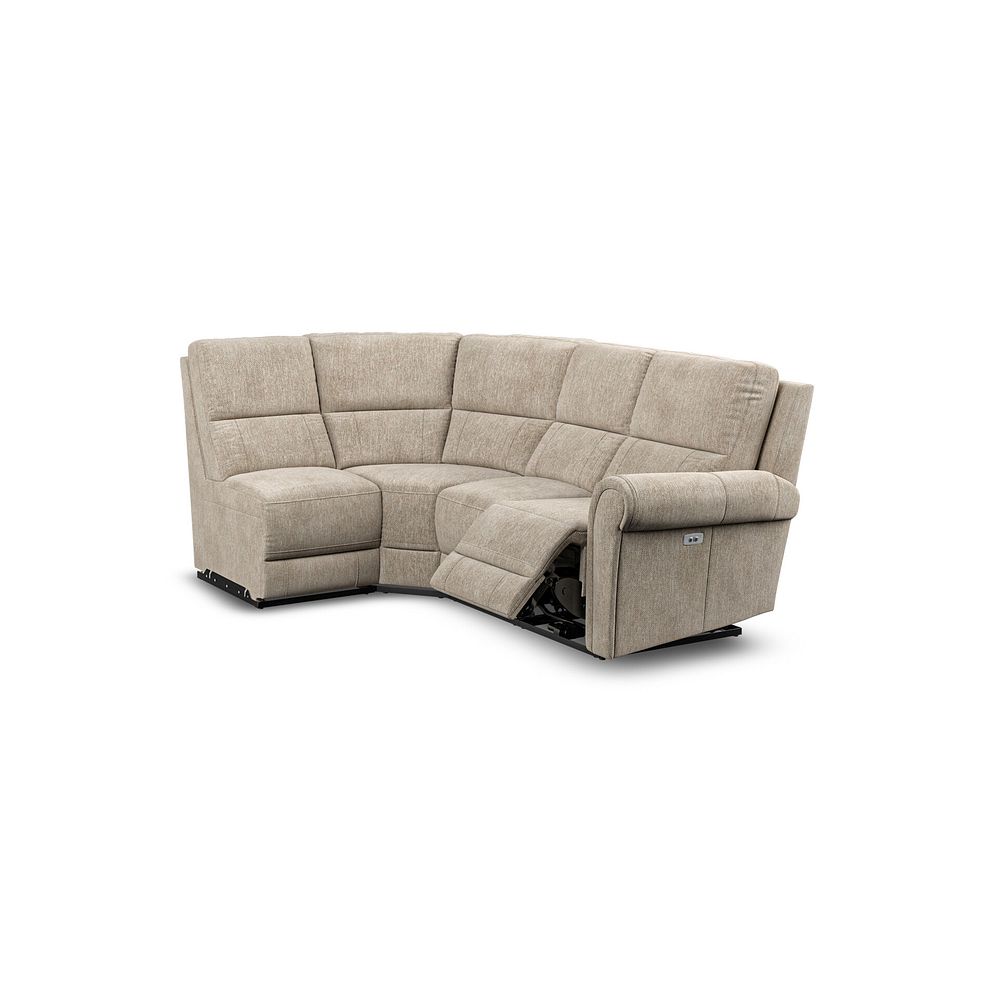 Colorado Electric Reclining Modular Group 5 in Jetta Beige Fabric 3