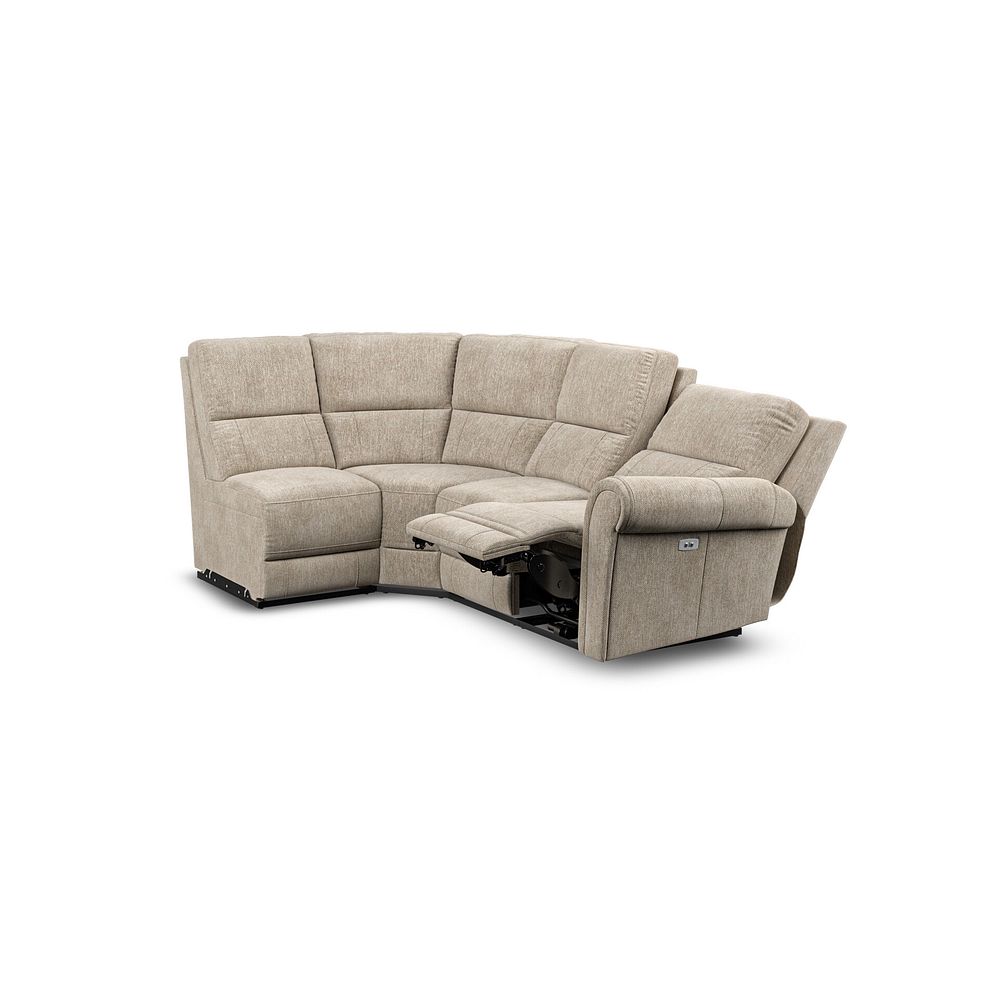 Colorado Electric Reclining Modular Group 5 in Jetta Beige Fabric 4