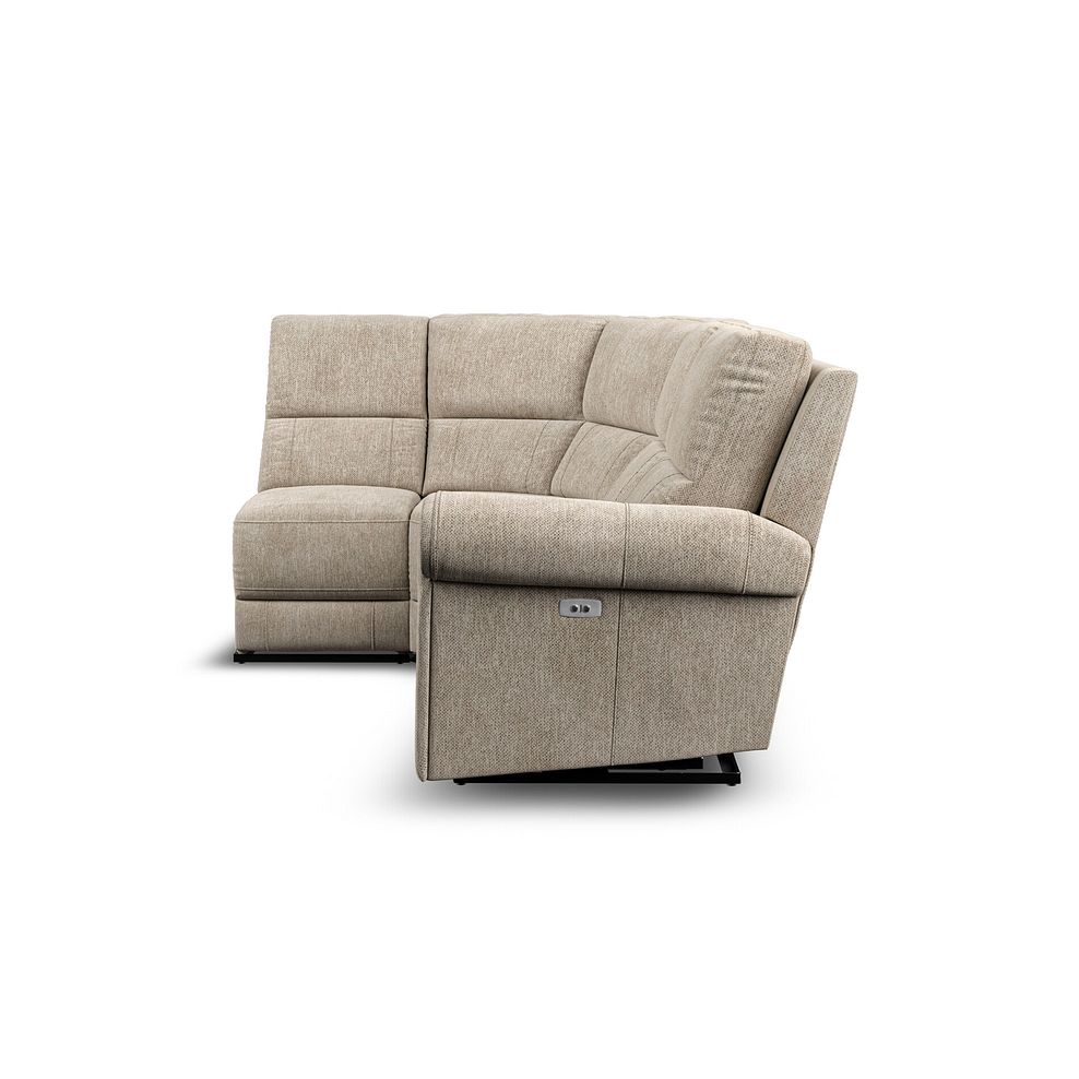 Colorado Electric Reclining Modular Group 5 in Jetta Beige Fabric 5