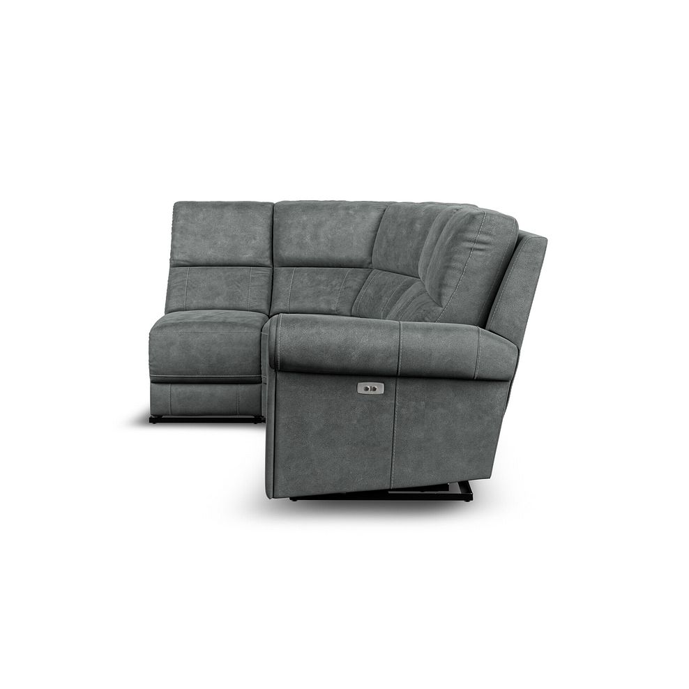 Colorado Electric Reclining Modular Group 5 in Miller Grey Fabric 5