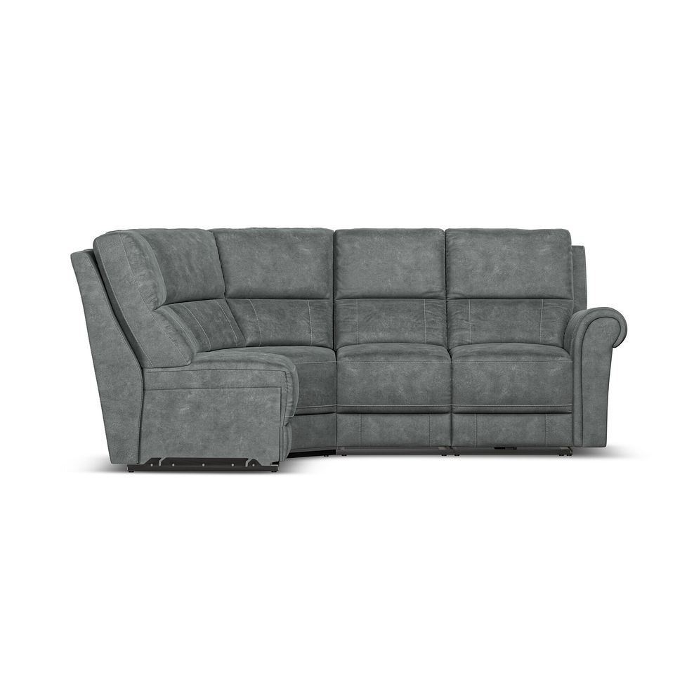 Colorado Electric Reclining Modular Group 5 in Miller Grey Fabric 7