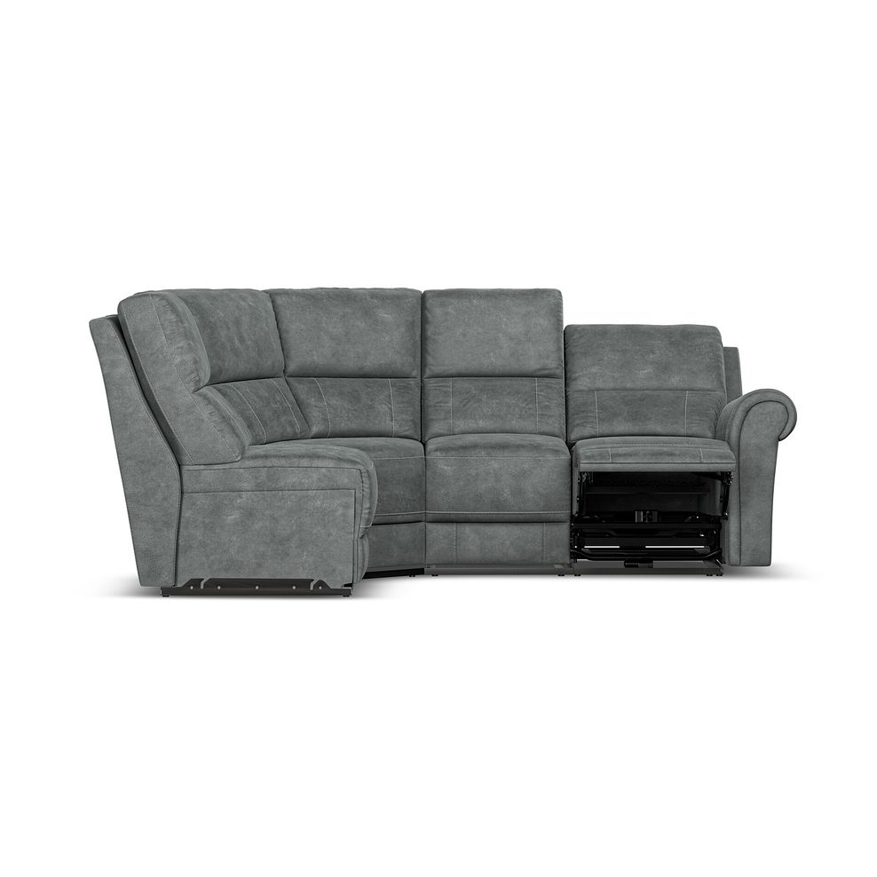 Colorado Electric Reclining Modular Group 5 in Miller Grey Fabric 8