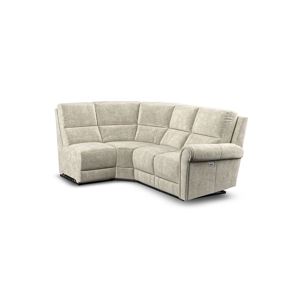 Colorado Electric Reclining Modular Group 5 in Plush Beige Fabric 2