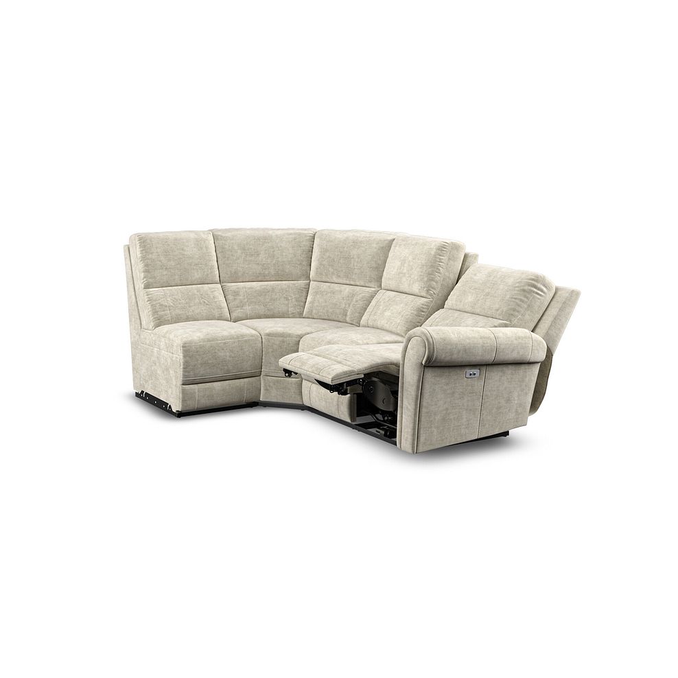 Colorado Electric Reclining Modular Group 5 in Plush Beige Fabric 4