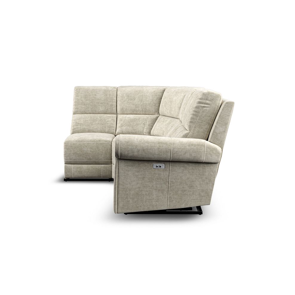 Colorado Electric Reclining Modular Group 5 in Plush Beige Fabric 5