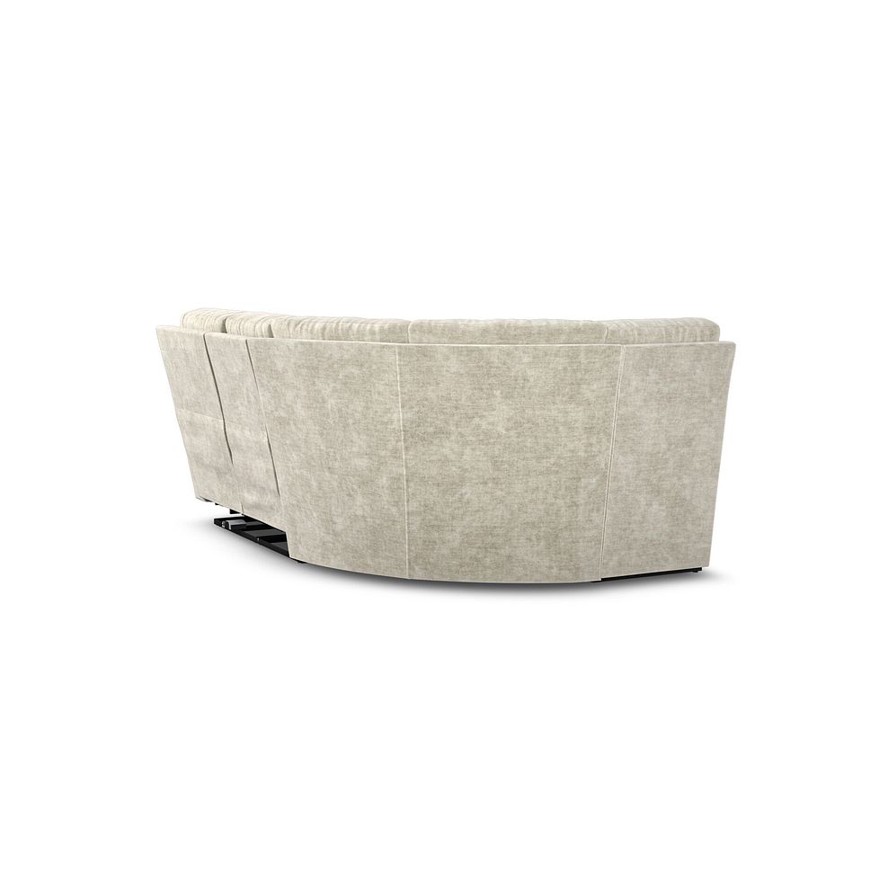 Colorado Electric Reclining Modular Group 5 in Plush Beige Fabric 6