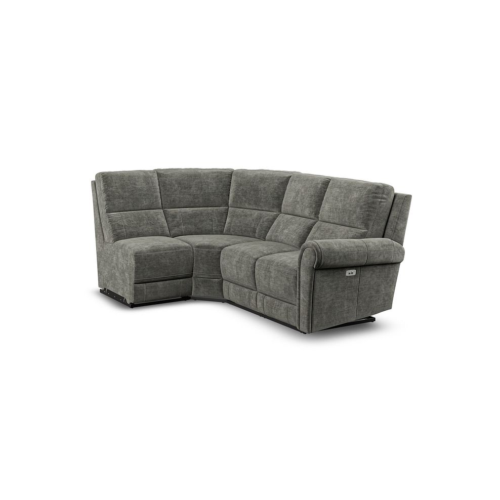 Colorado Electric Reclining Modular Group 5 in Plush Charcoal Fabric 2