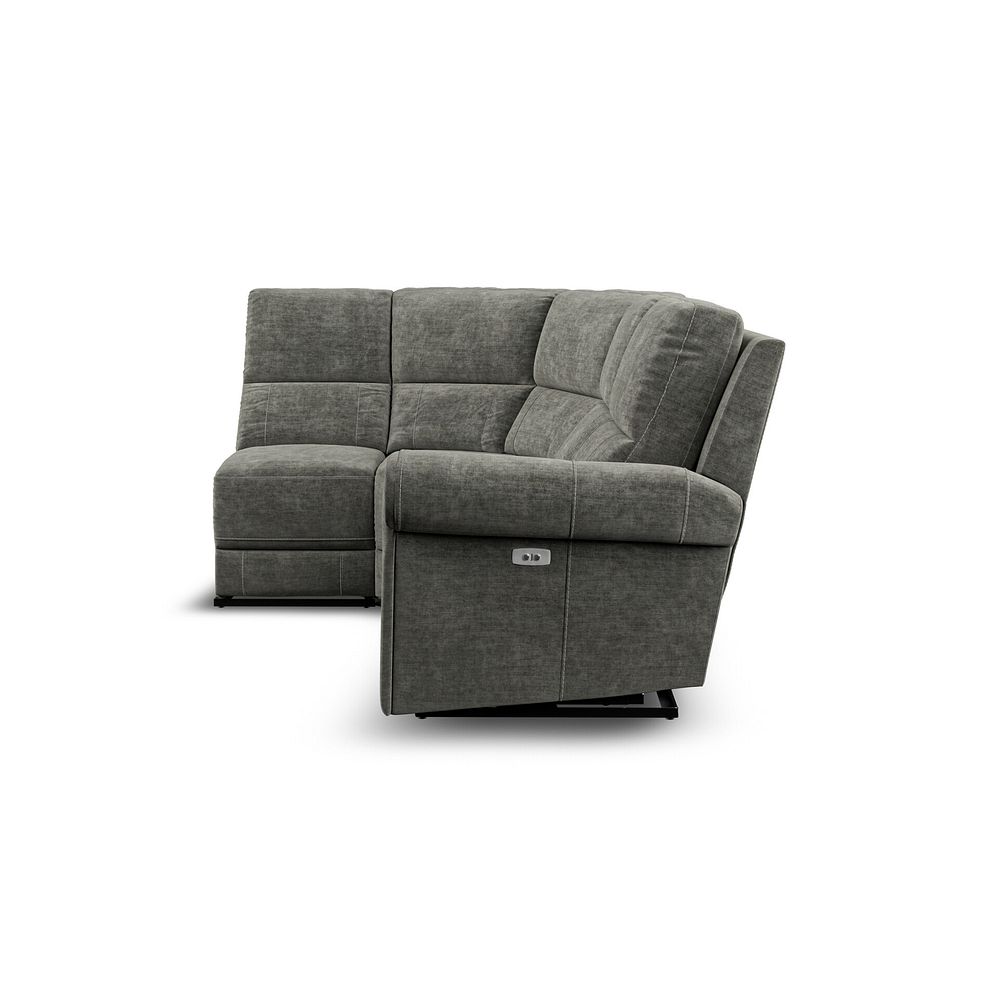 Colorado Electric Reclining Modular Group 5 in Plush Charcoal Fabric 5