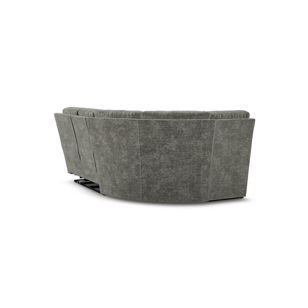 Colorado Electric Reclining Modular Group 5 in Plush Charcoal Fabric 6