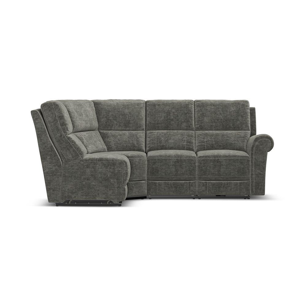 Colorado Electric Reclining Modular Group 5 in Plush Charcoal Fabric 7