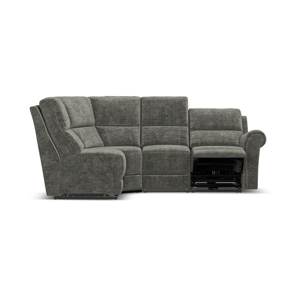 Colorado Electric Reclining Modular Group 5 in Plush Charcoal Fabric 8