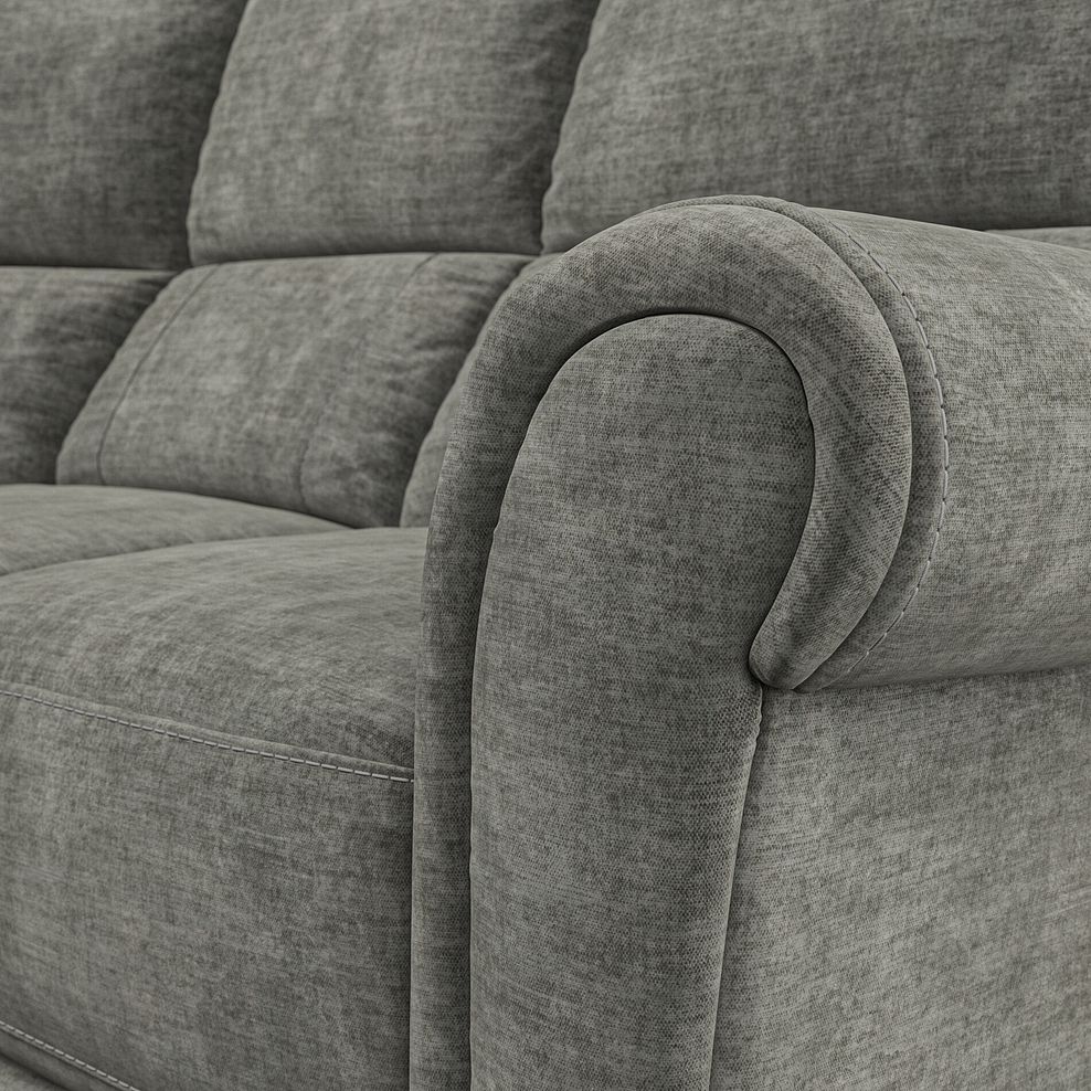 Colorado Electric Reclining Modular Group 5 in Plush Charcoal Fabric 10