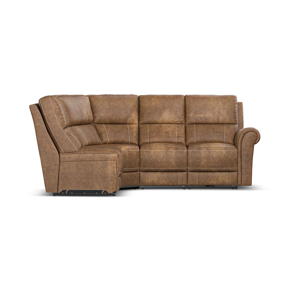 Colorado Electric Reclining Modular Group 5 in Ranch Brown Fabric 7