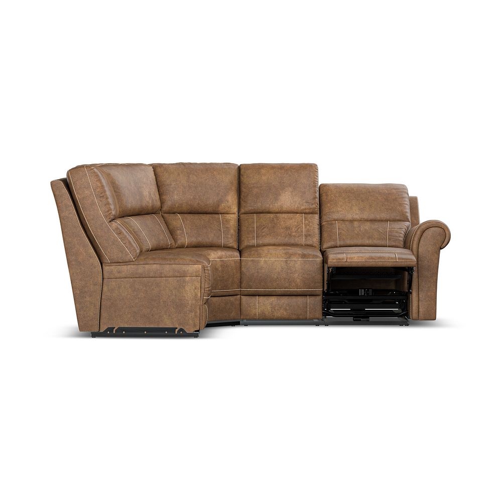 Colorado Electric Reclining Modular Group 5 in Ranch Brown Fabric 8