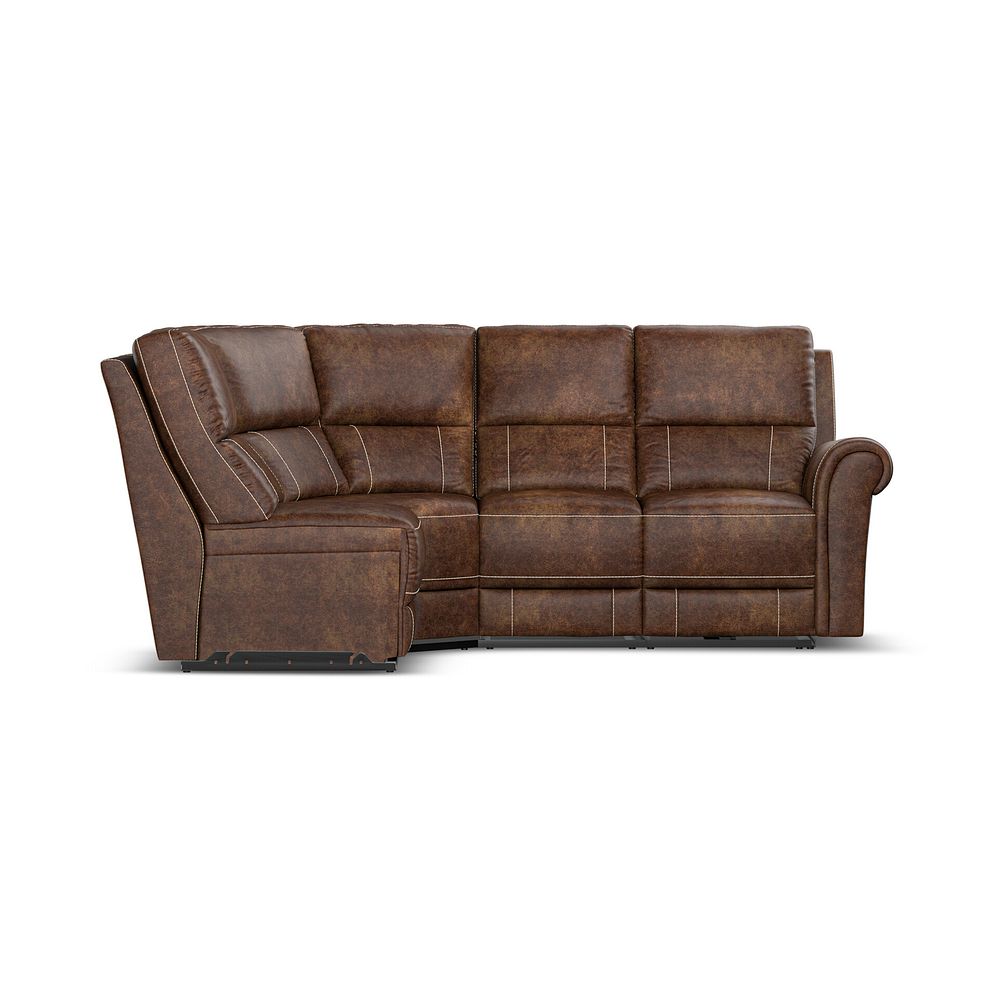 Colorado Electric Reclining Modular Group 5 in Ranch Dark Brown Fabric 7